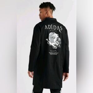 Adidas Men’s Size Medium Black Planetoid Parka Jacket